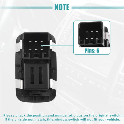 Rear Right Master Power Window Switch for Chrysler 300 (2011-2014)