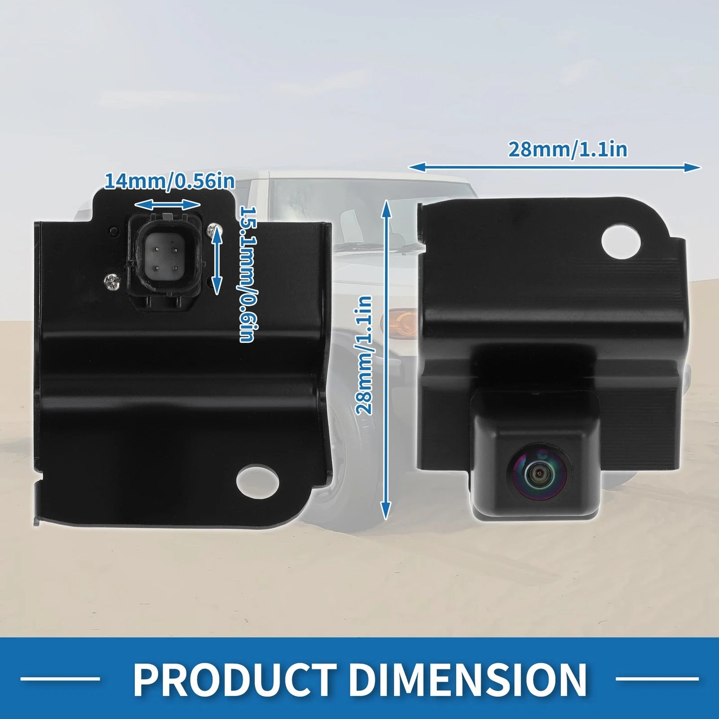 Rear View Park Assist Backup Camera for Chevrolet Avalanche (2007 - 2008)