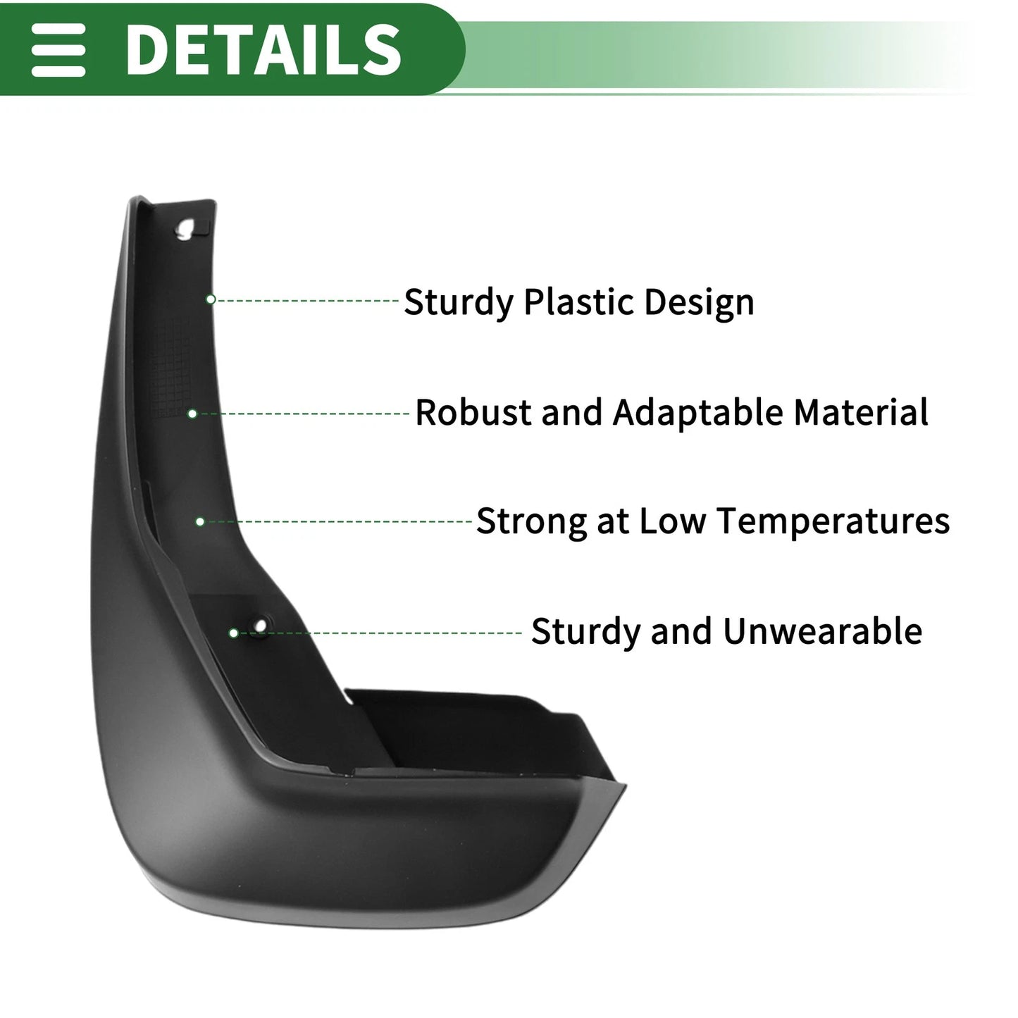 Mud Flaps Splash Guards for Honda Crosstour 2009-2013 (Front & Rear)