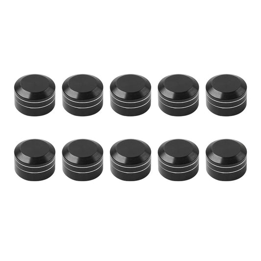 10 x CNC 11mm-14.6mm Engine Bolt Topper Caps for Harley Dyna Softail