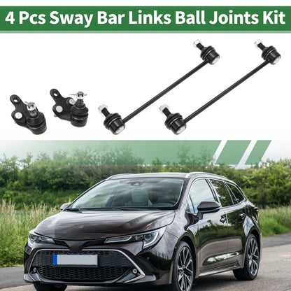 4pcs Front Suspension Sway Bar Link Lower Ball Joint for Toyota Camry