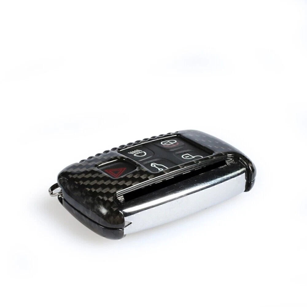 Carbon Fiber Key Case Cover for Land Rover Jaguar