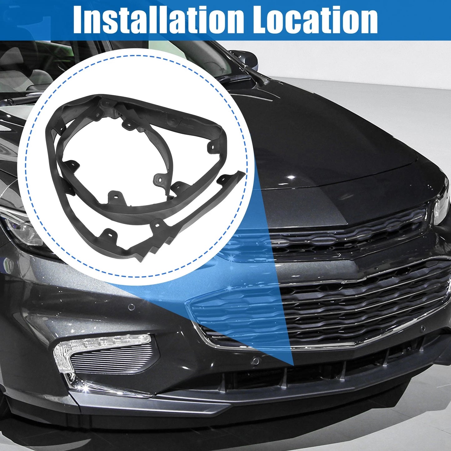 Front Bumper Lower Air Deflector for Chevrolet Malibu (2016 - 2023)