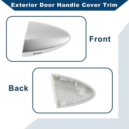Exterior Door Handle Cover Trim for Lexus IS250 (2006-2013) Silver ABS