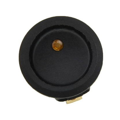 DC 12V Waterproof ON/OFF Round Rocker Boat LED Light Toggle Switches