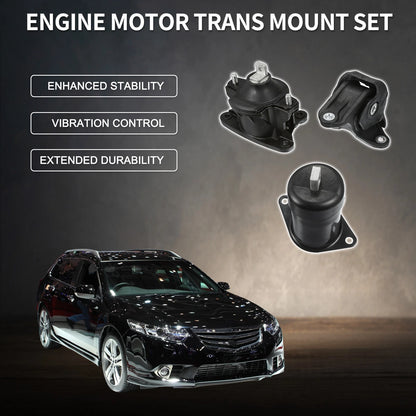 Engine Motor Trans Mount Set for Acura TSX (2009-2014)