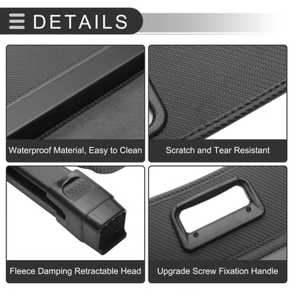 Retractable Cargo Cover for Honda CR-V 2023-2024 Black Carbon Fiber Pattern