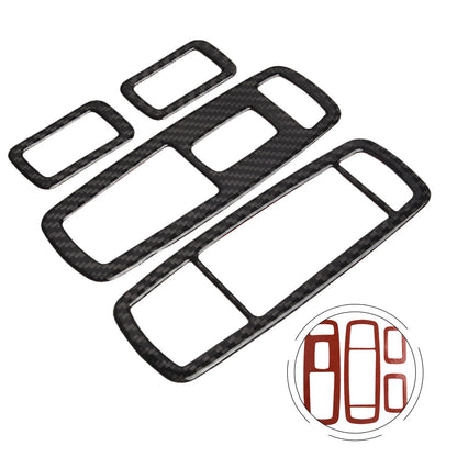 Carbon Fiber / 4 x / Door Switch Panel Trims for Jeep