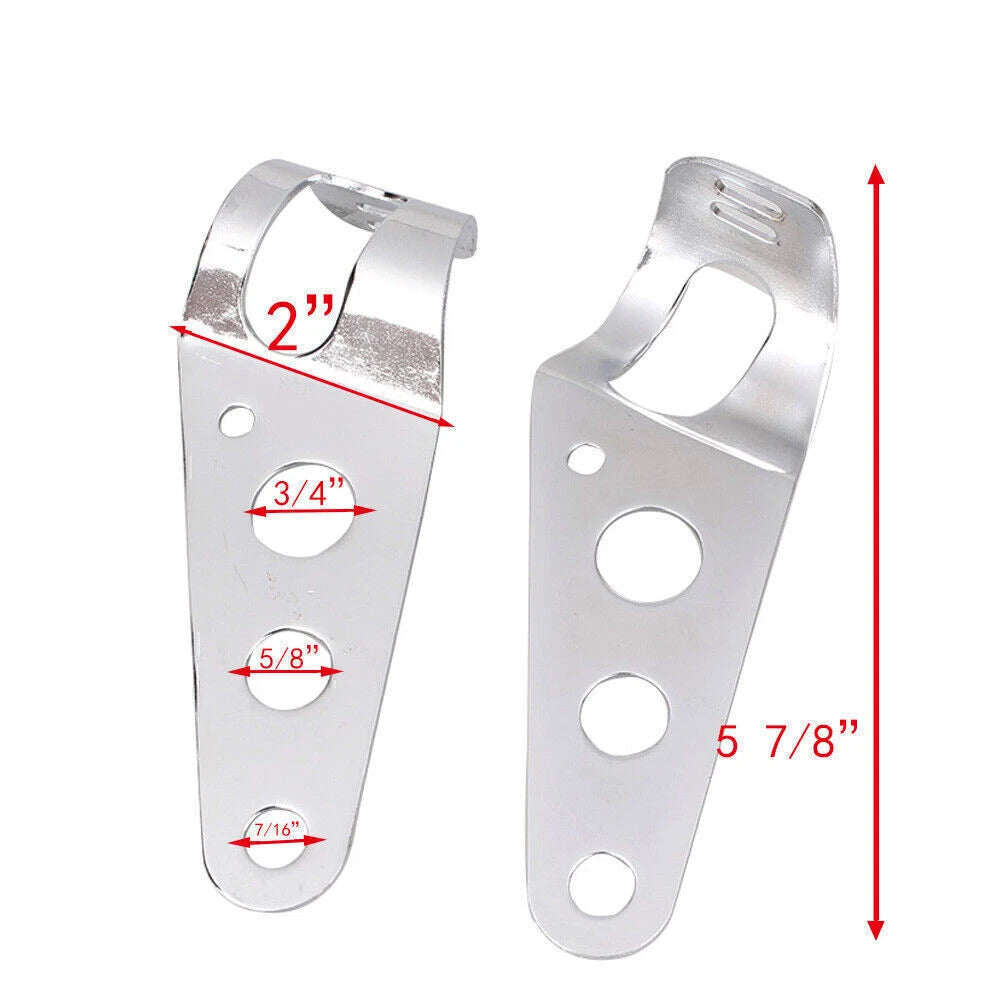 28-36mm Headlight Mount Bracket for Harley Chopper Cafe Racer