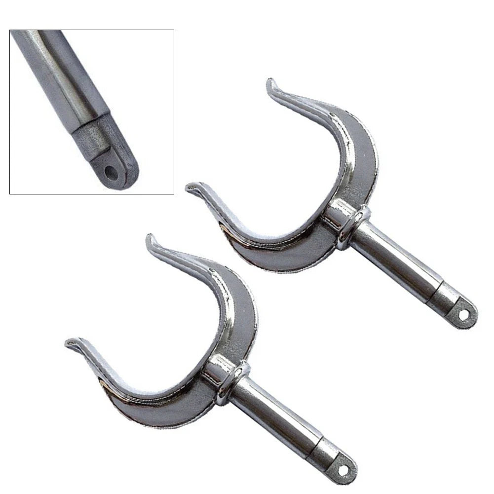 2 Pcs Adjustable Marine Rowlock 316 Stainless Steel for Row Boat/Dinghy