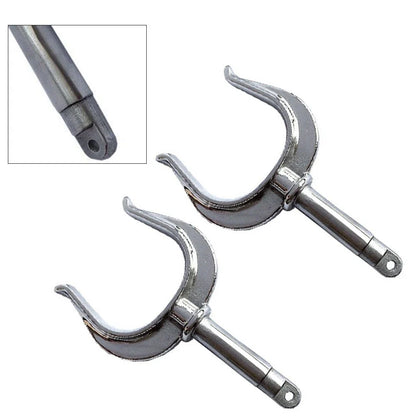 2 Pcs Adjustable Marine Rowlock 316 Stainless Steel for Row Boat/Dinghy
