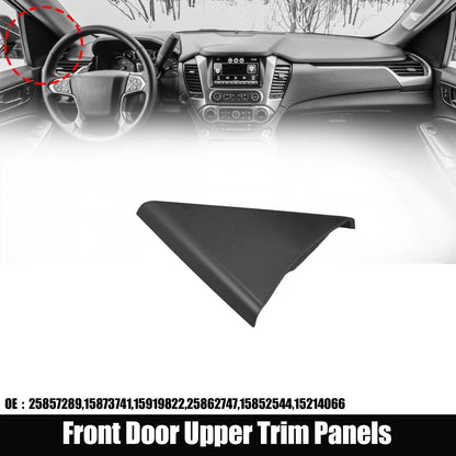 Front Door Upper Trim Panel Left for Chevrolet Silverado GMC Sierra