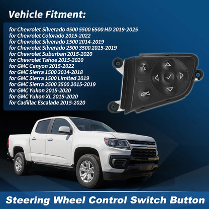 Right Steering Wheel Audio/Phone Control Switch for Silverado/Sierra