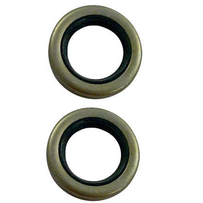 Lower Oil Seal 2Pcs for Johnson Evinrude OMC 4/6/8 Cylinder Models