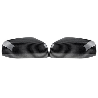 2 x Carbon Fiber Mirror Cover Caps for Land Rover Range Rover Sport LR2 LR4 (2010-2014)