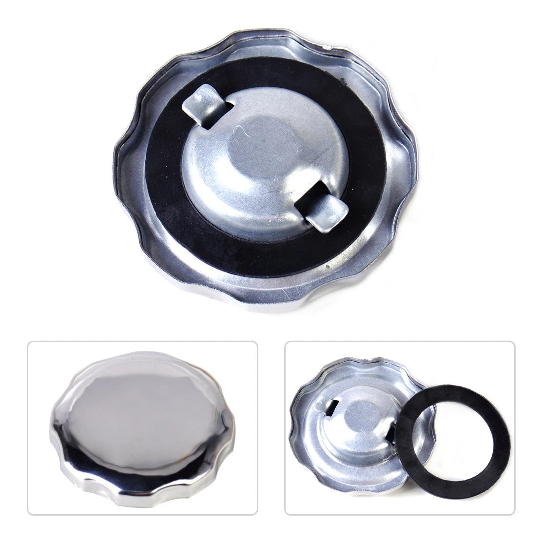 Metal Fuel Tank Cap for Honda GX120, GX160, GX200, GX340, GX390 ()