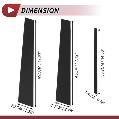 6 Pcs Black Door Pillar Window Trim for Nissan Sentra (2000-2006)