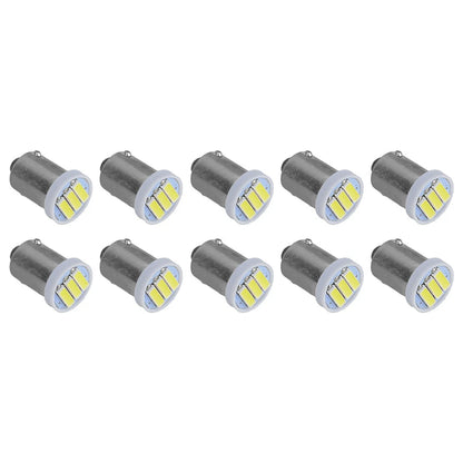 50pcs White BA9S T4W 7020 LED Dome Map Side Marker Bulbs for Car