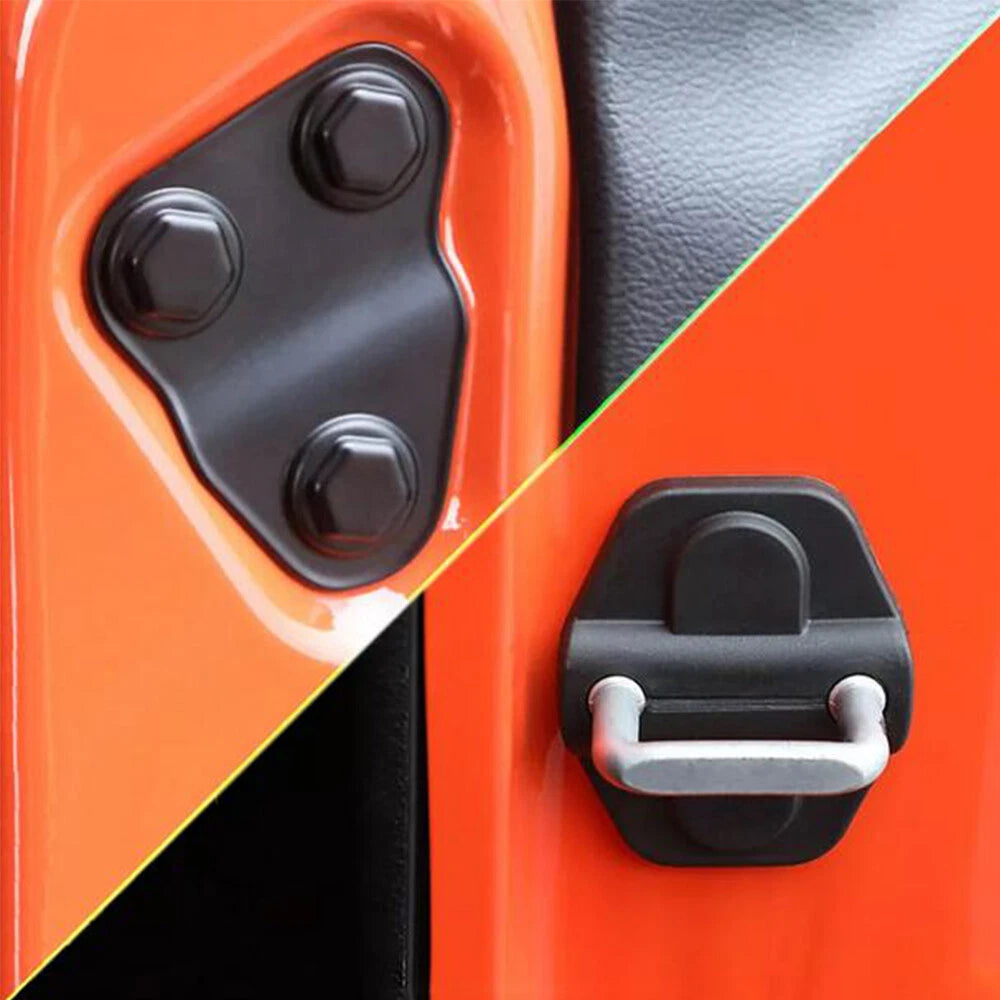 Door Lock Cover & Screw Protector Trim for Jeep Wrangler JL JT (2018-2024)