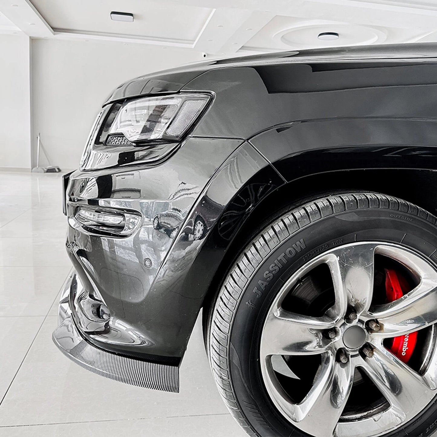 Front Bumper Spoiler Lip for Jeep Grand Cherokee SRT8 (2012-2016)