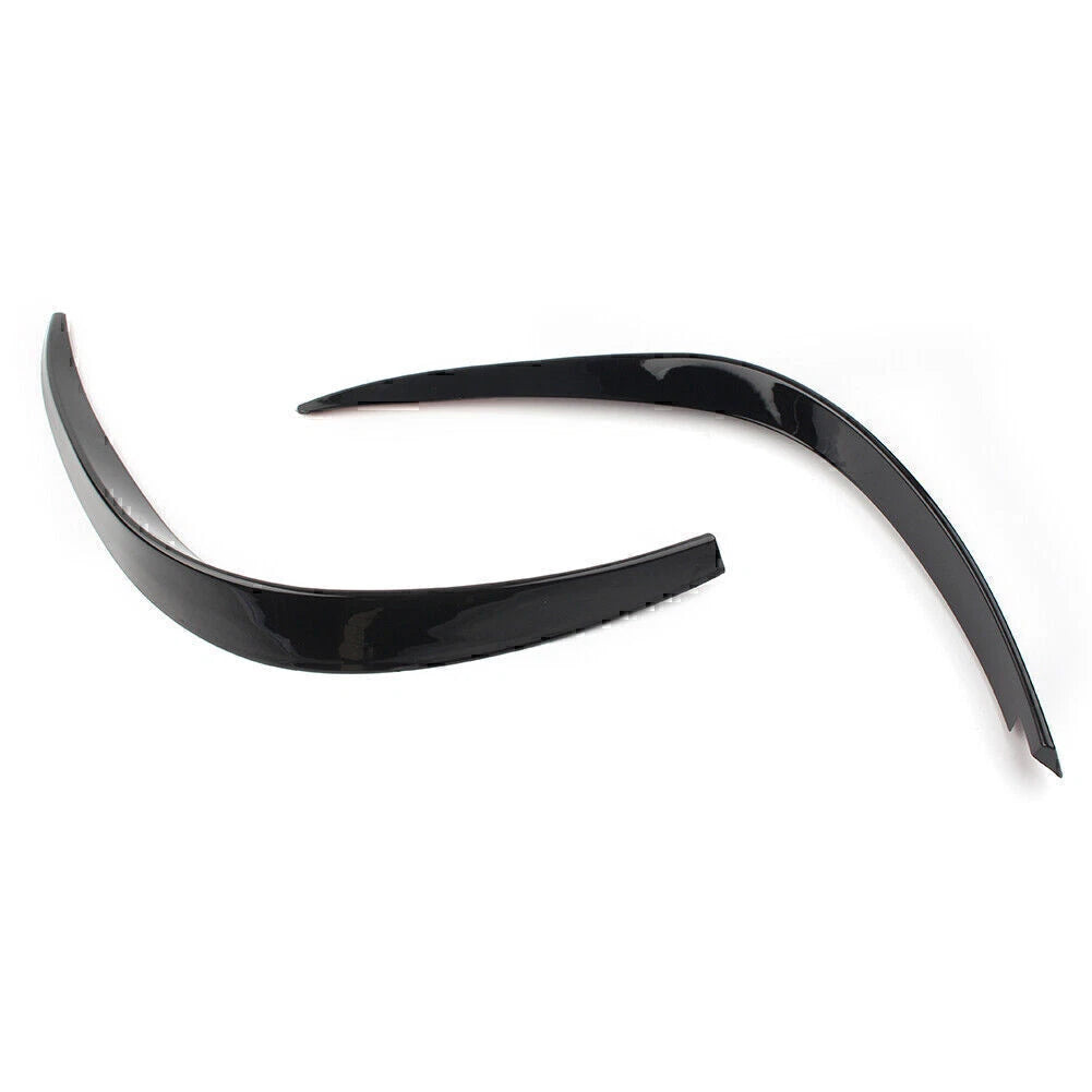 Black Front Bumper Splitter Spoiler Canard for Mercedes A-Class A260 (2019-2023)