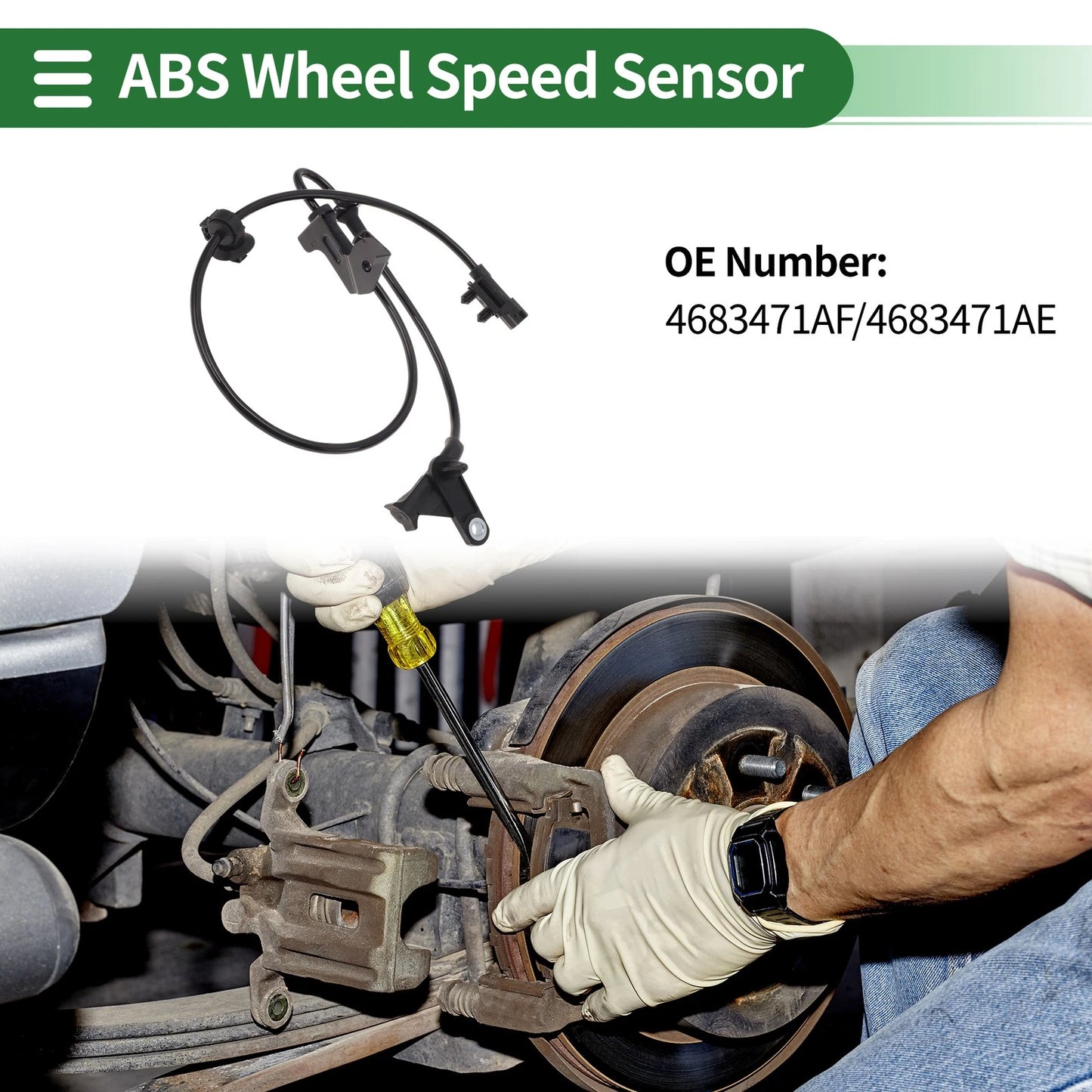 ABS Wheel Speed Sensor for Dodge Caravan Front Left