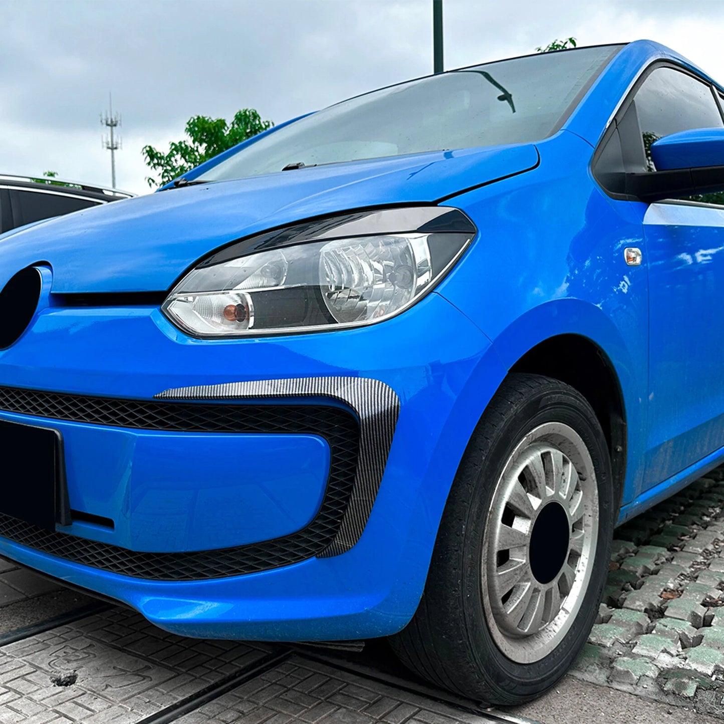 Headlight Eyebrow Eyelid Covers for Volkswagen UP (2011-2015)