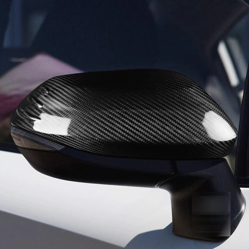 Real Carbon Fiber Add-on Side Mirror Cover for Toyota Corolla 2019-2024