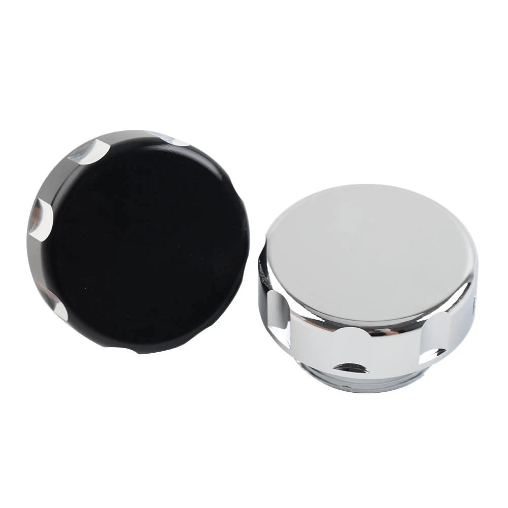 Front Oil Fluid Reservoir Cover Cap for Kawasaki Vulcan VN 500 750 (1996-2006)
