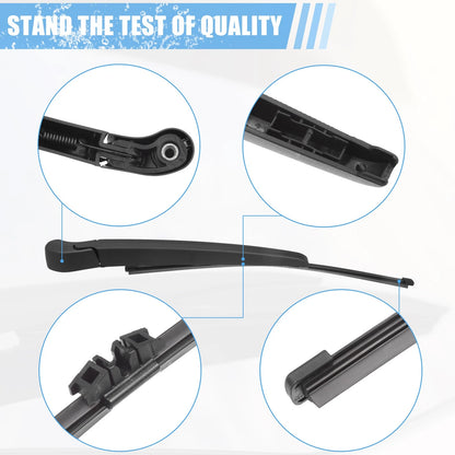 Rear Windshield Wiper Blade Arm Set for BMW X5 X5M E70 (2006-2013)