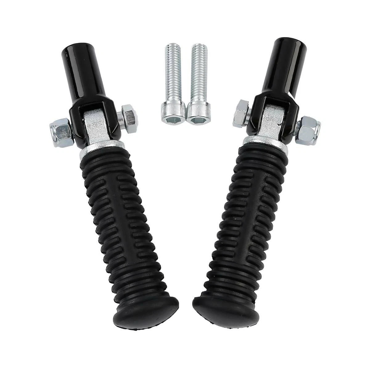 Black Passenger Footpeg Clevis Support Mount for Harley Softail (2000-2006)