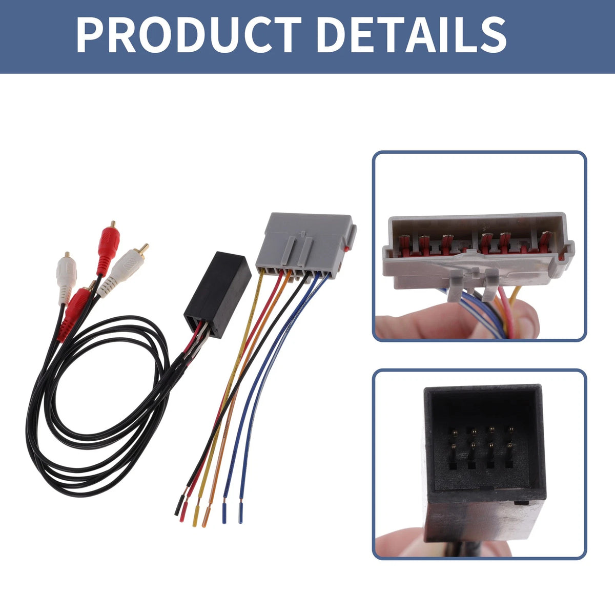 Car Stereo CD Player Wiring Harness Set for Ford Bronco (1980-1996)
