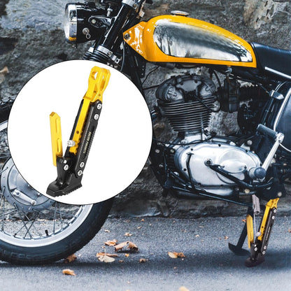 Kickstand/Set/Side Support Stand CNC Aluminum Alloy Gold Tone for Motorcycle