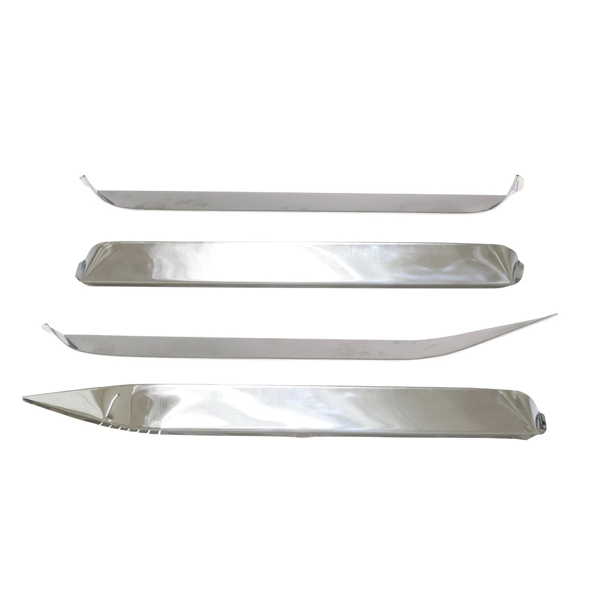Chrome Weather Visor Set for Toyota Corolla Sedan KE30 TE31 KE55 1974-1981