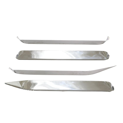 Chrome Weather Visor Set for Toyota Corolla Sedan KE30 TE31 KE55 1974-1981