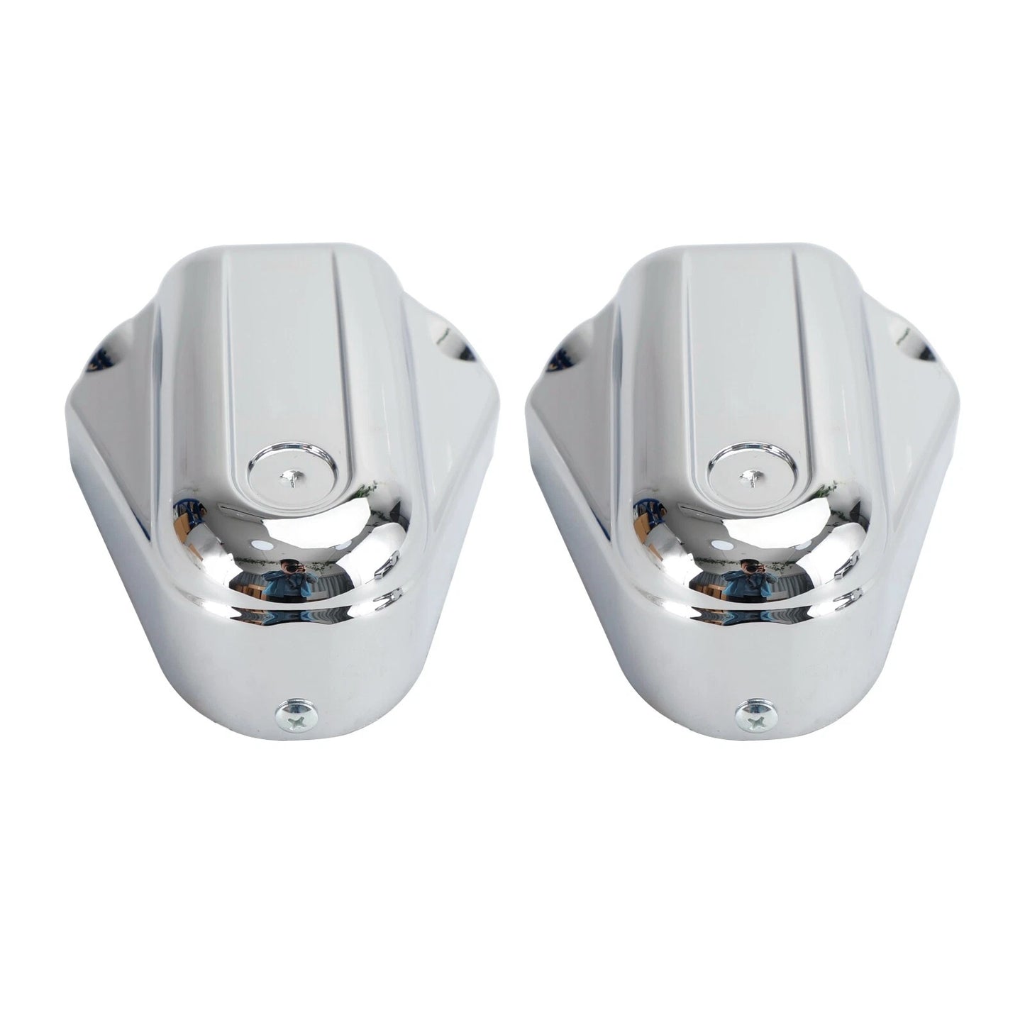 Rear Axle Covers for Softail FLS FLSTN (2008-2020) Chrome