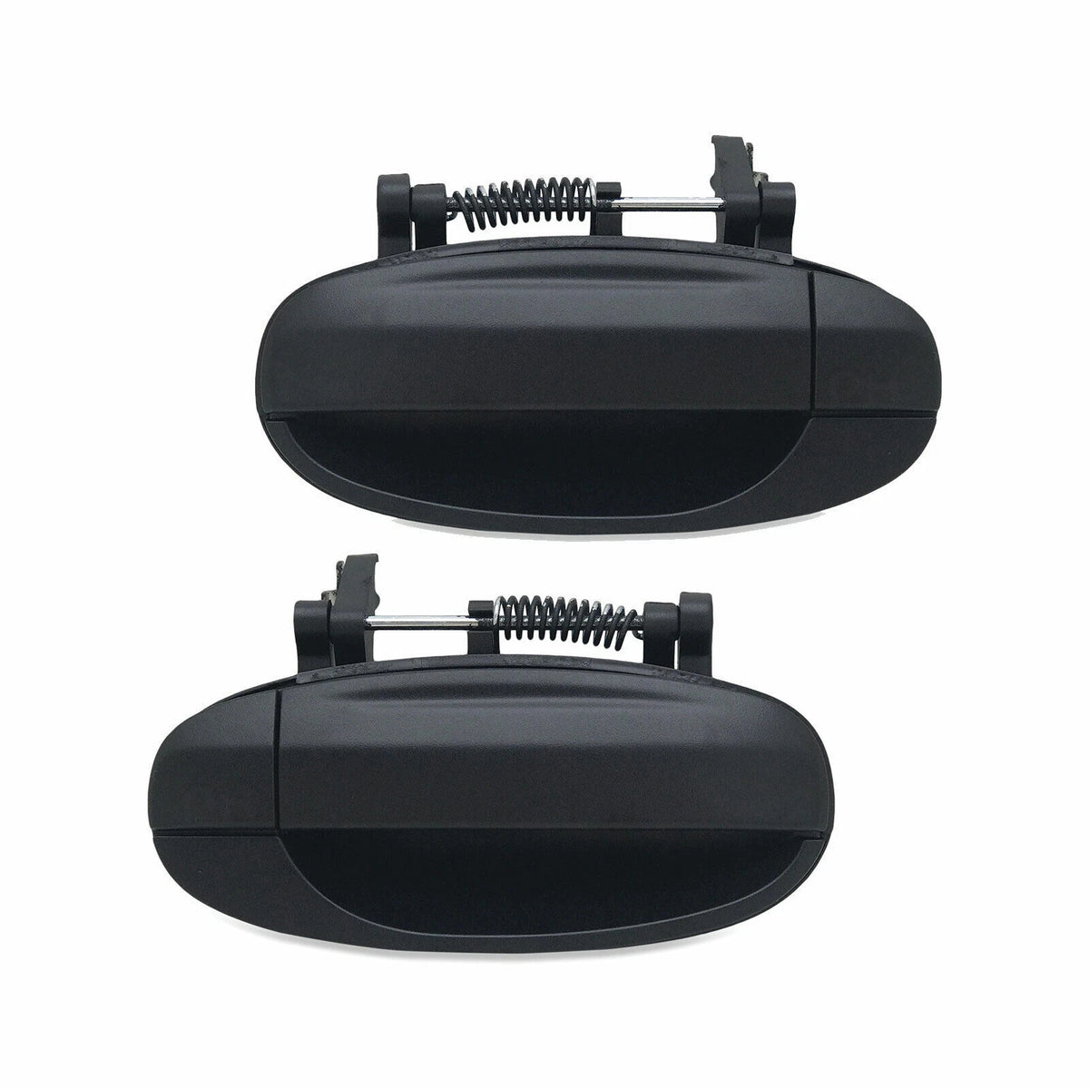 Rear Outer  LH+RH Door Handles Black for Holden Barina Hatch (2005-2011)