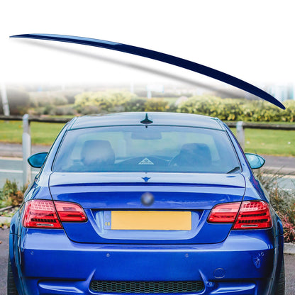 Rear Lip Spoiler for BMW E92 Coupe M3 (2007-2013) - Monaco Blue A35