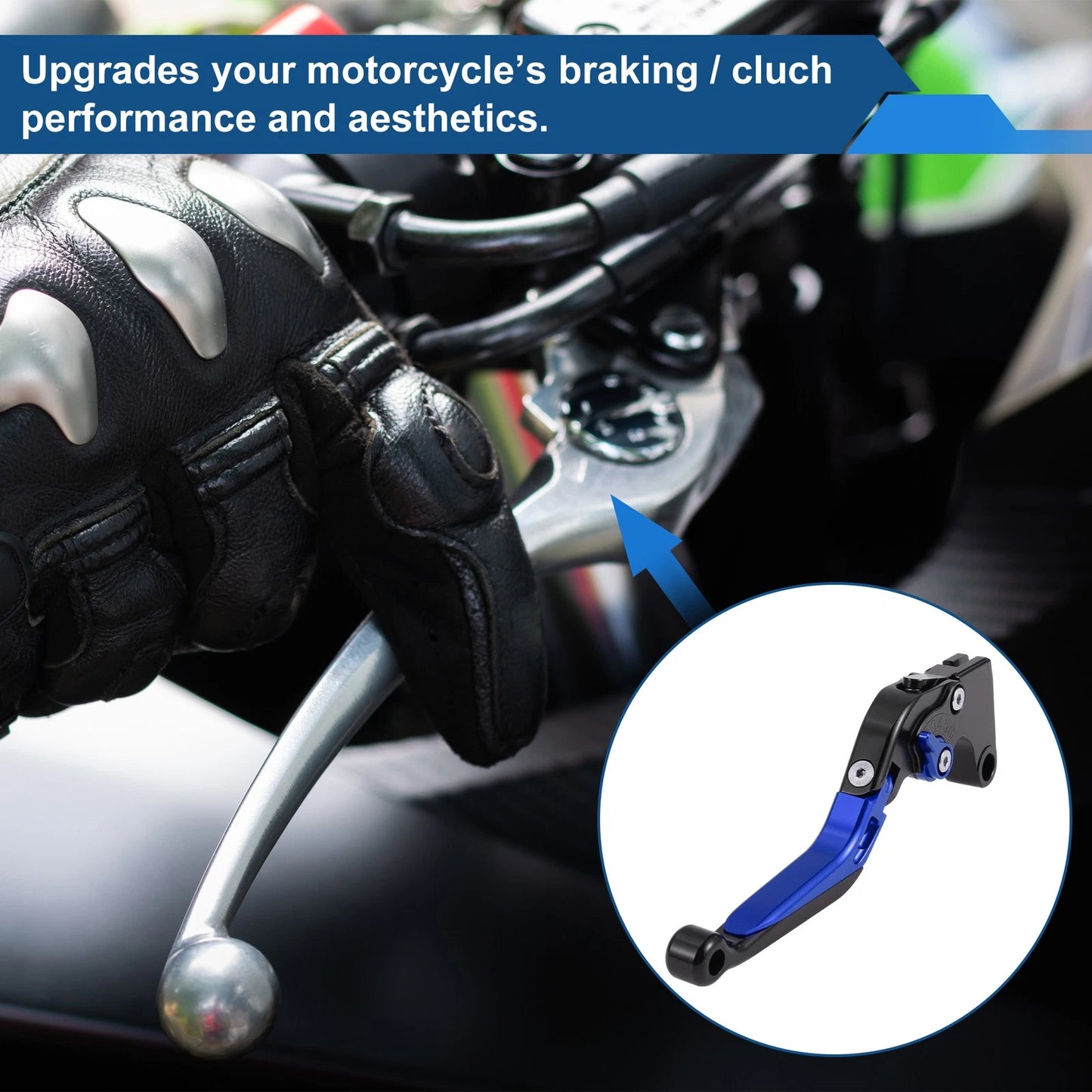 1 x Adjustable Brake Clutch Levers for Yamaha YZF R1 (2002–2003)