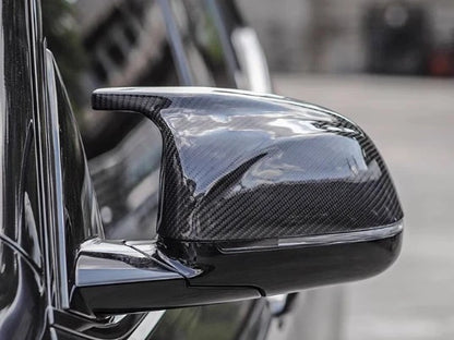 Carbon Fiber Side Mirror Cover Cap for BMW X3M/X4M/X5M/X6M (2019–2024)
