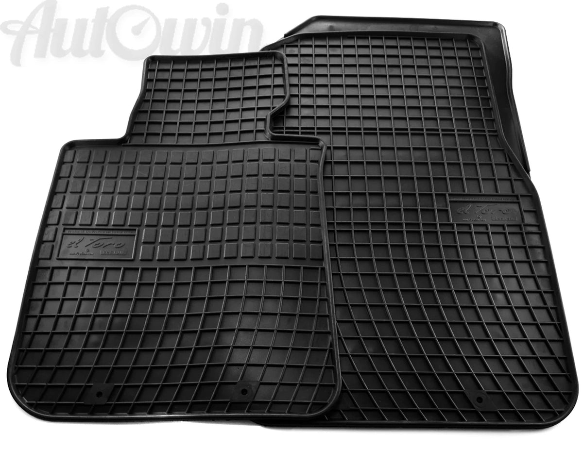 Rubber Black Floor Mats for Volkswagen Jetta V (2005-2010)