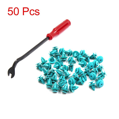 50pcs Trim Panel Retainer Clips & Fastener Remover for Toyota