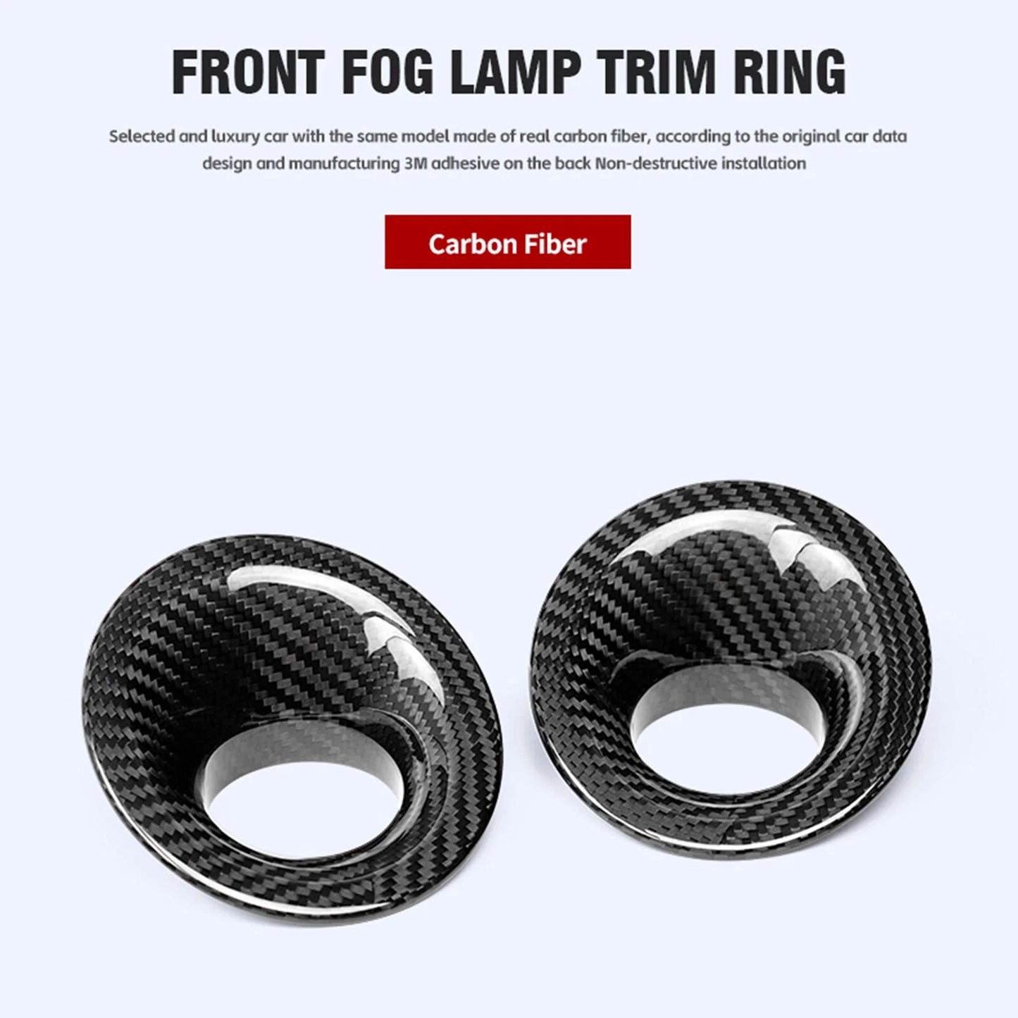 Fog Light Trim Covers for Dodge Challenger (2015-2023)