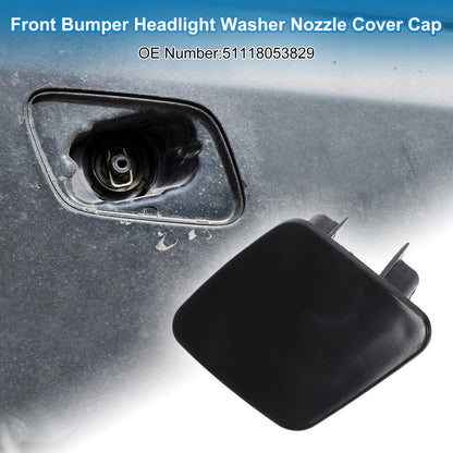 Front Left Side Bumper Headlight Washer Nozzle Cover Cap for BMW 1 Series