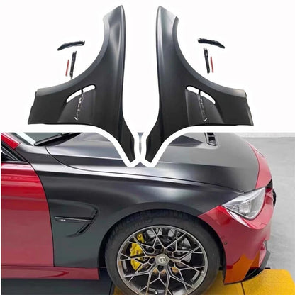 Unpainted Front Side Fenders Refit M3-Style for BMW 3 Series F30 F31 2012-2018