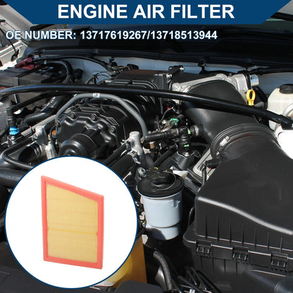 Engine Air Filter for BMW 228i Gran Coupe 2.0L L4 (2021-2024) 1 Pcs