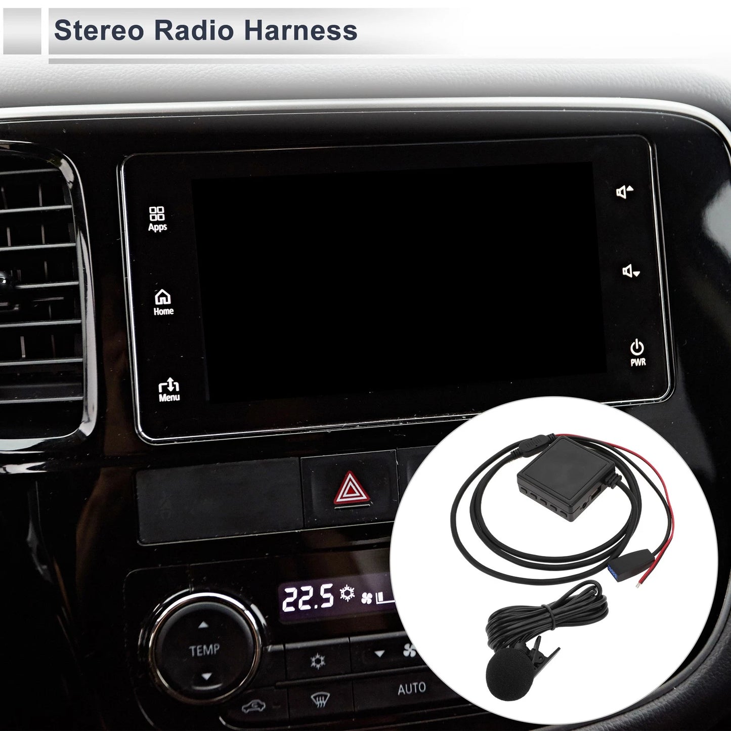 Stereo Radio Harness for BMW E39 E46 E53 Microphone Handsfree Car