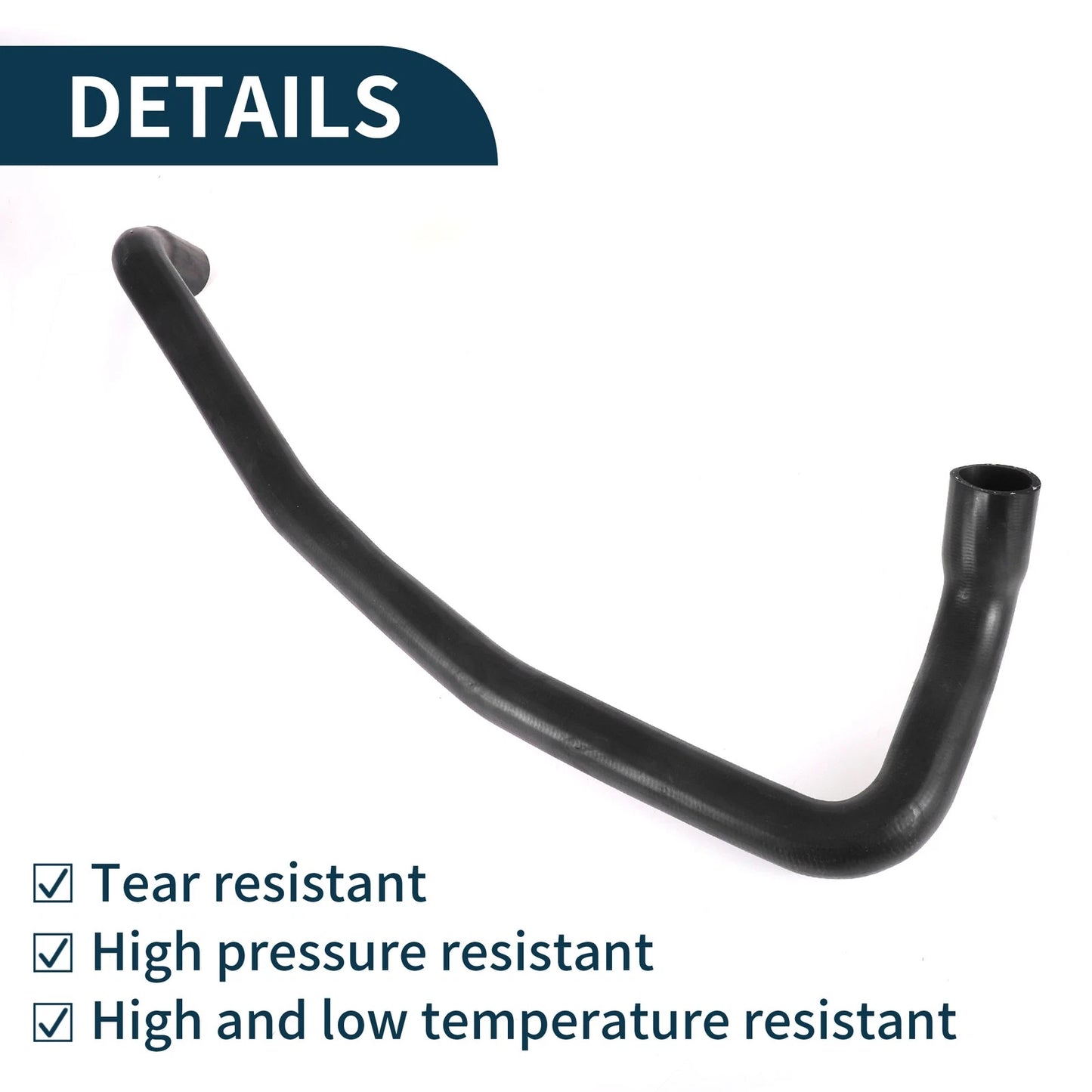Radiator Hose Sewer Pipe for Volvo XC90 (2005) - Rubber Black 1 Pcs