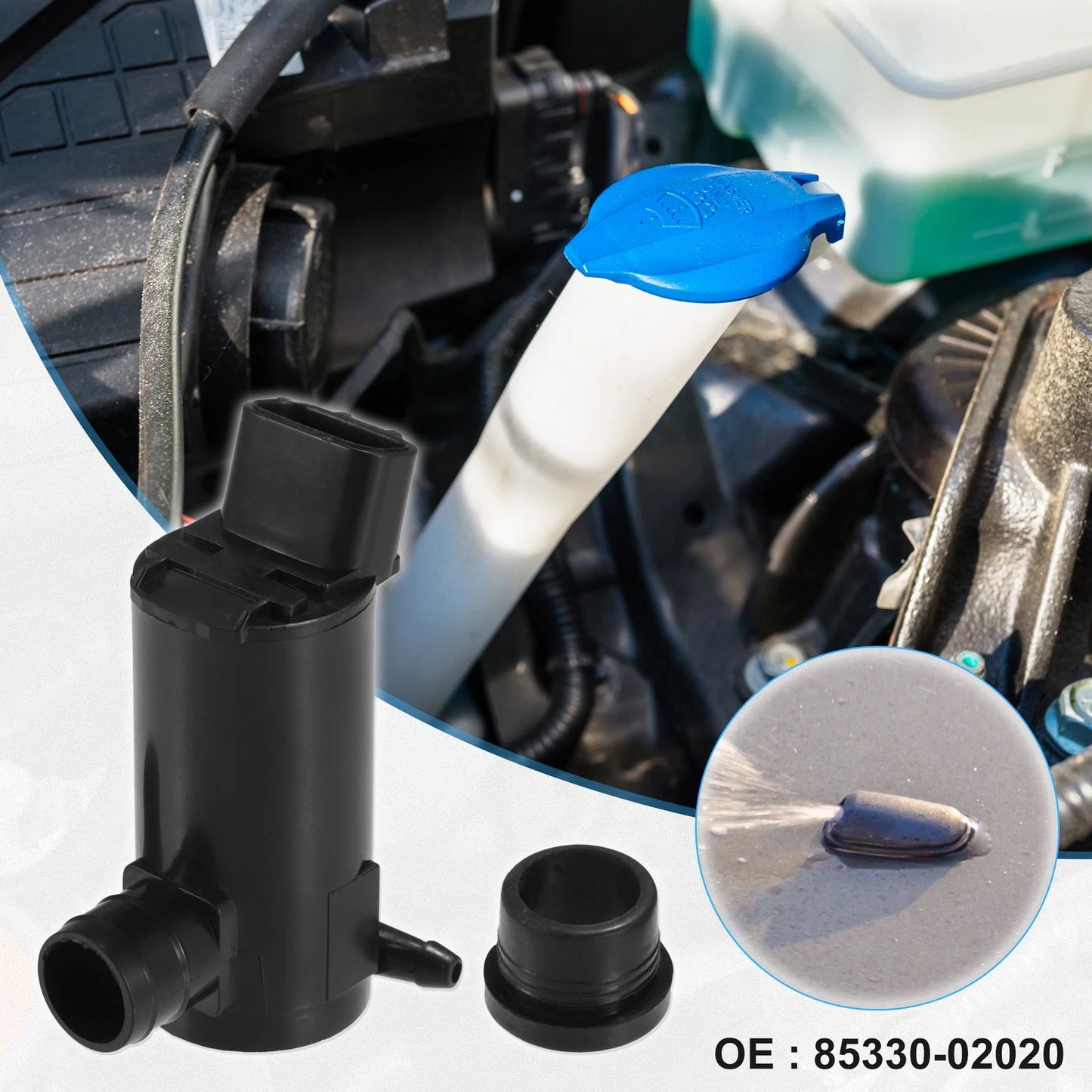 Windshield Washer Pump for Toyota Camry (1992-2006)