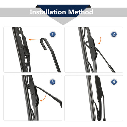 Rear Windshield Wiper Blade Arm Kit for Jeep Compass (2007-2014)